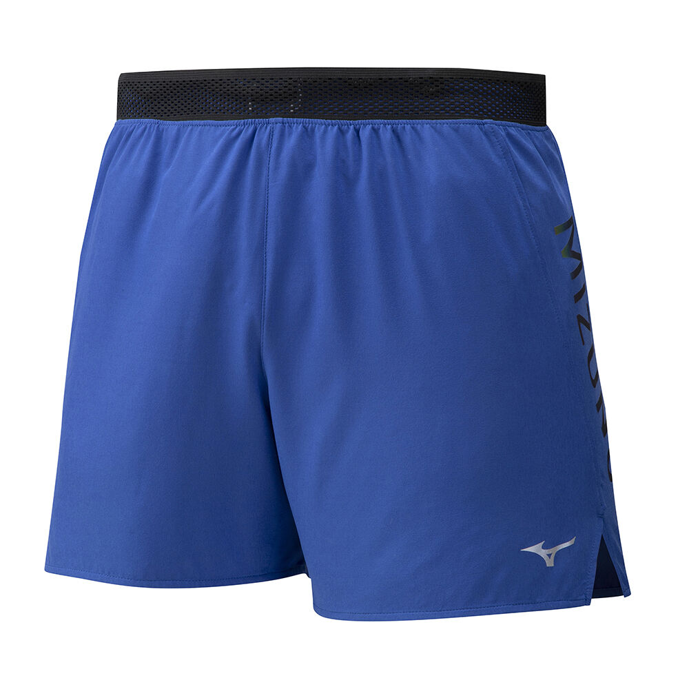 Pantaloncini Mizuno Running Aero 4.5 Uomo - Blu - 21895-RAGK